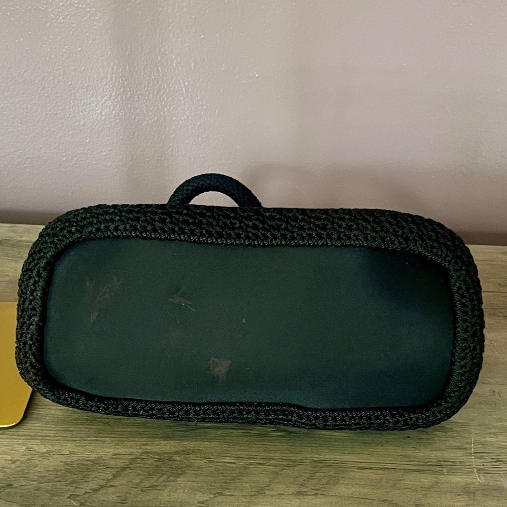 The Sak Crochet Mini Handbag Black - Picture 4 of 10